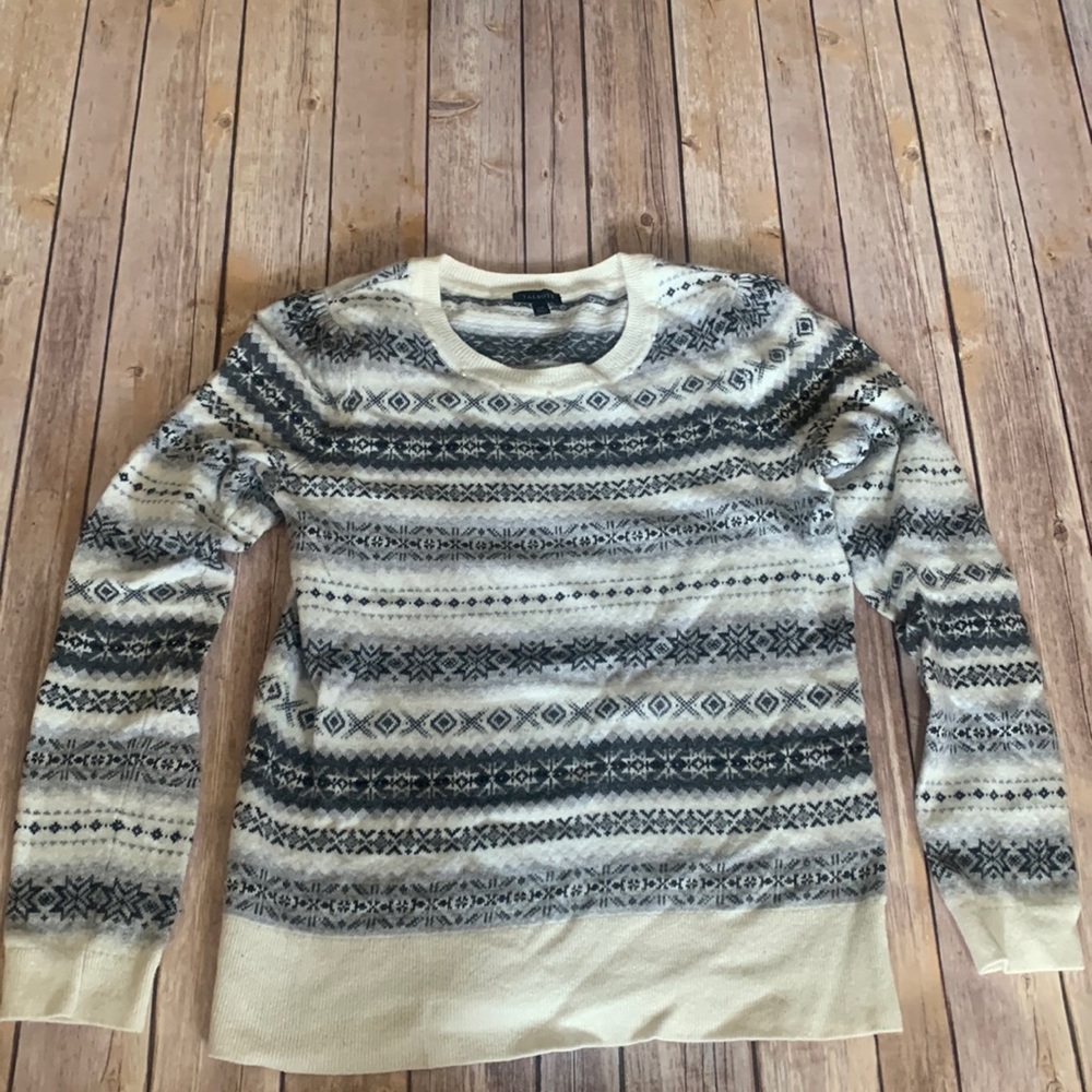Fair isle Talbots sweater